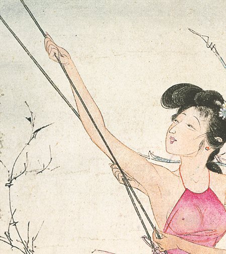 潮州-胡也佛的仕女画和最知名的金瓶梅秘戏图